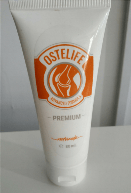 Foto dun tubo con crema, experiencia de usar Ostelife Premium Plus