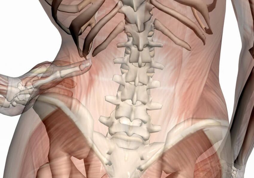 dor na columna lumbar